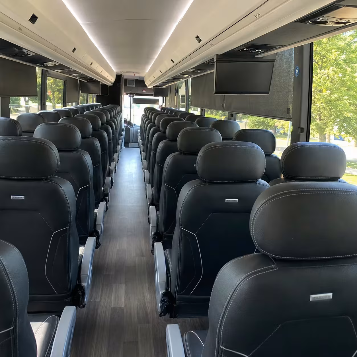 commerce city charter bus rentals to denver and colorado springs